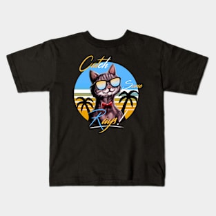 CATch Some Rays! Kids T-Shirt